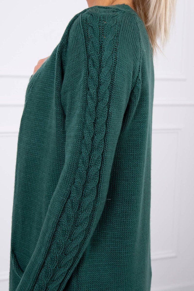 Zelený  kardigán/sveter s vreckami
