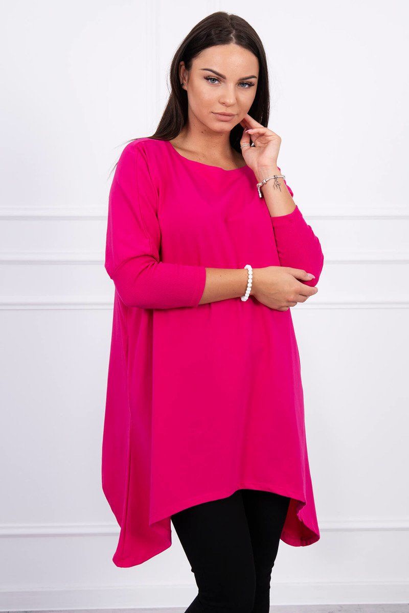 Fuchsia  tričko oversize