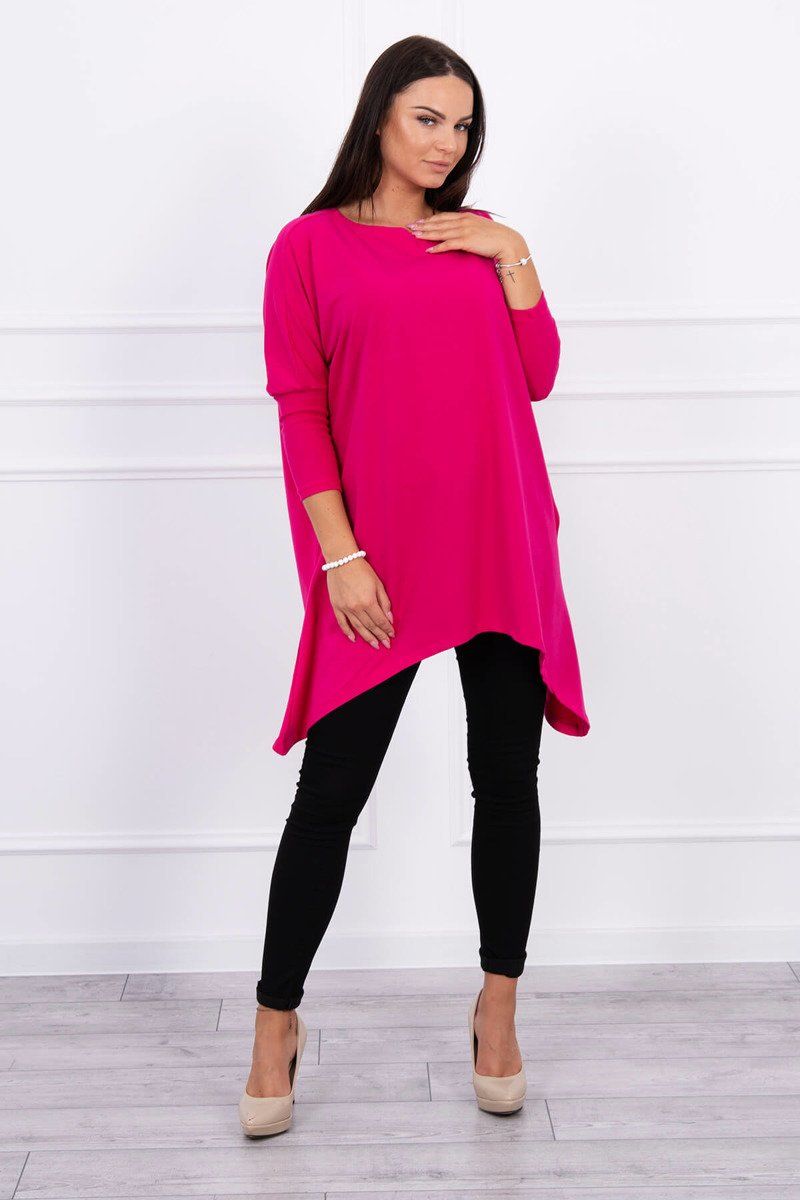 Fuchsia  tričko oversize